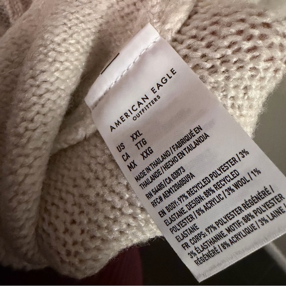 🐱 American Eagle Cat Sweater XXL Cozy - Picture 4 of 4